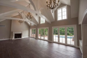 Grand Salon with view of outdoor living area