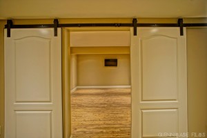 Barn Door Entry/Excercise Room