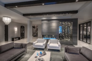 Sleek, modern design in a luxury custom home