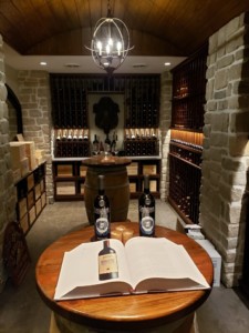 Custom wine cellar in luxury home