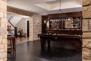 Billiard Room featuring a traditional design