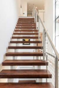 Modern staircase in luxury design