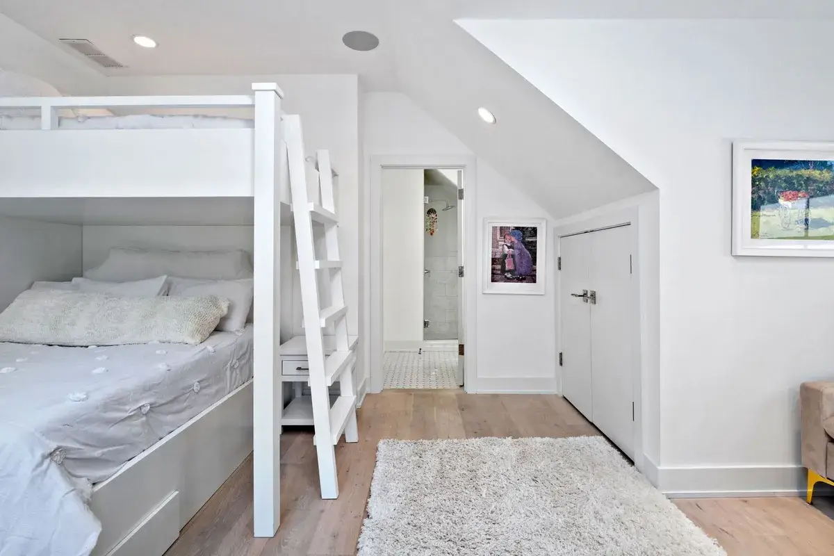 Custom children's room with vaulted ceilings