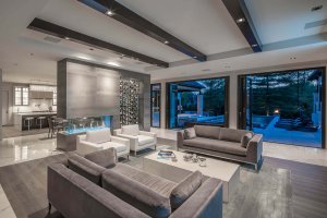 Custom basement indoor outdoor build in Des Peres