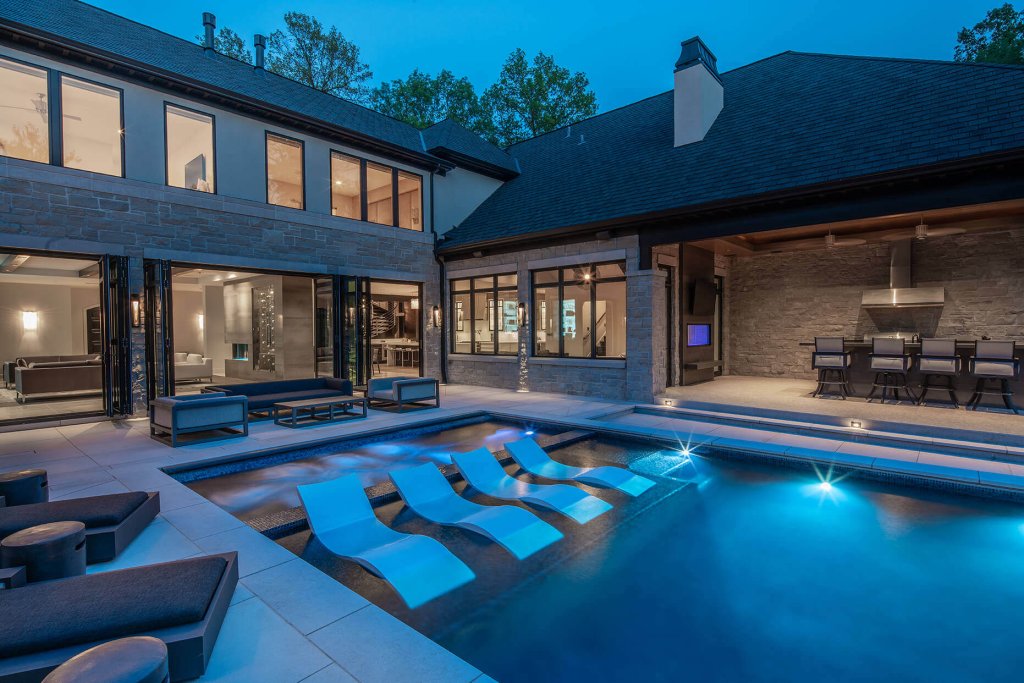 Outdoor oasis perfect for entertaining or relaxing